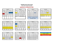 KACC School Calendar for 2021-2022